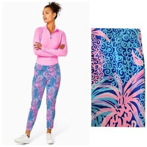 Lilly Pulitzer Corso Pant UPF Borealis Blue Tropic Down Low 16